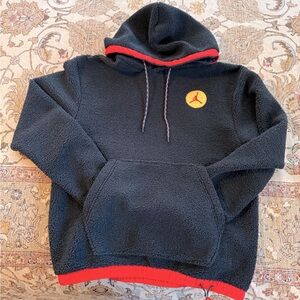 Jordan Black Mountainside Pullover Fleece Hoodie
